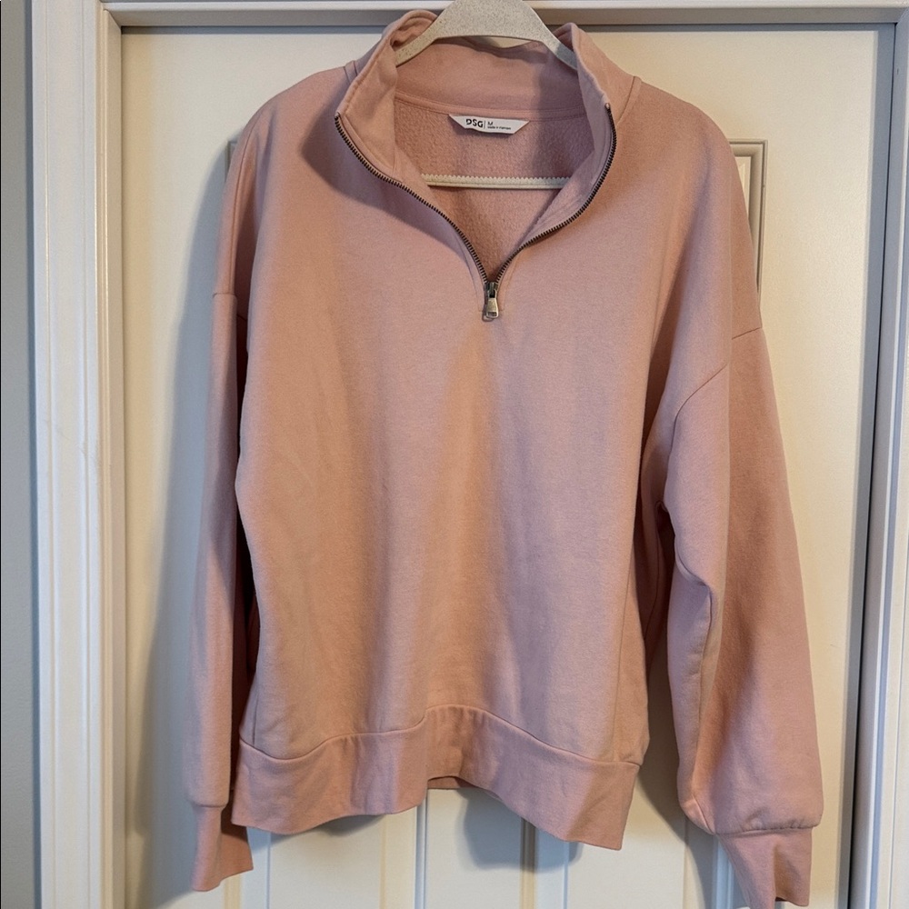 DSG Light Pink Fleece Quarter-Zip
